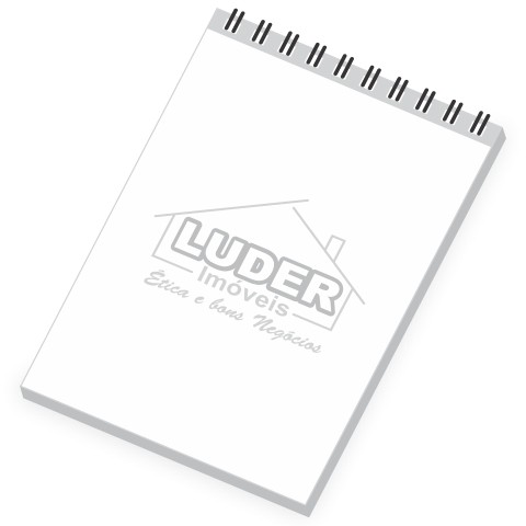 250 Blocos | 14x20cm | Miolo 1 Cor | Wire-o